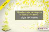 Quince frases de Cervantes en el día del idioma