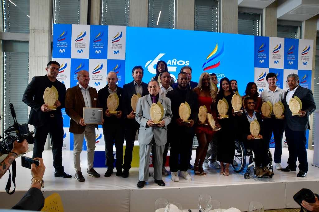 Ceremonia que reconoce a los mejores del deporte colombiano durante el año 2025