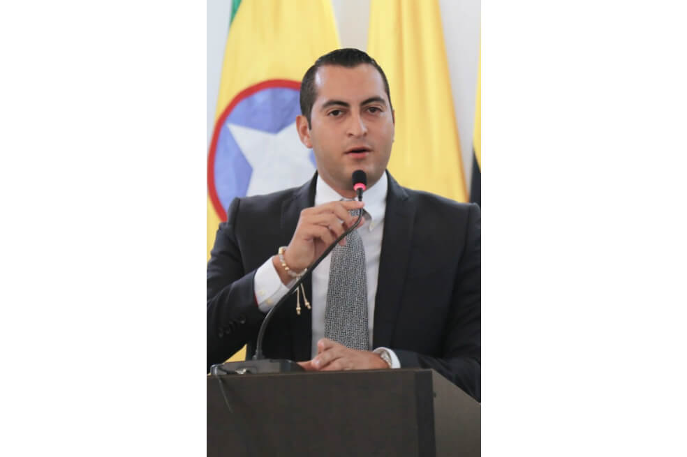 Jhon Marcell Pinzón, exconcejal de Bucaramanga. / Concejo de Bucaramanga
