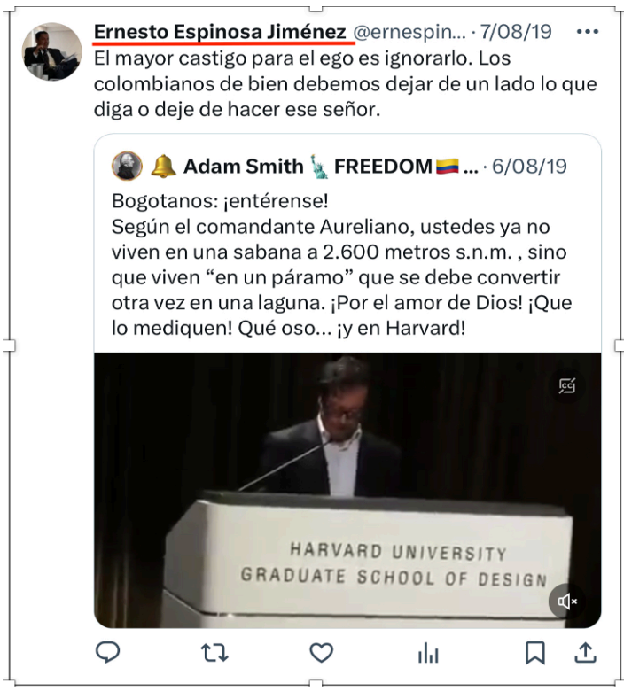 Comentario del doctor Espinosa.