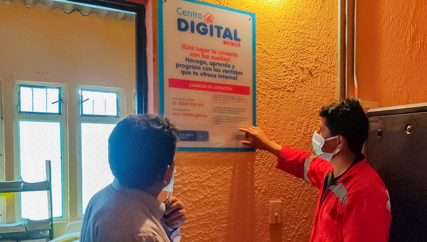 Centro dIgital en Boyacá propuesto por el Ministerio de las Tecnologías y de la Información / UT Centros Poblados