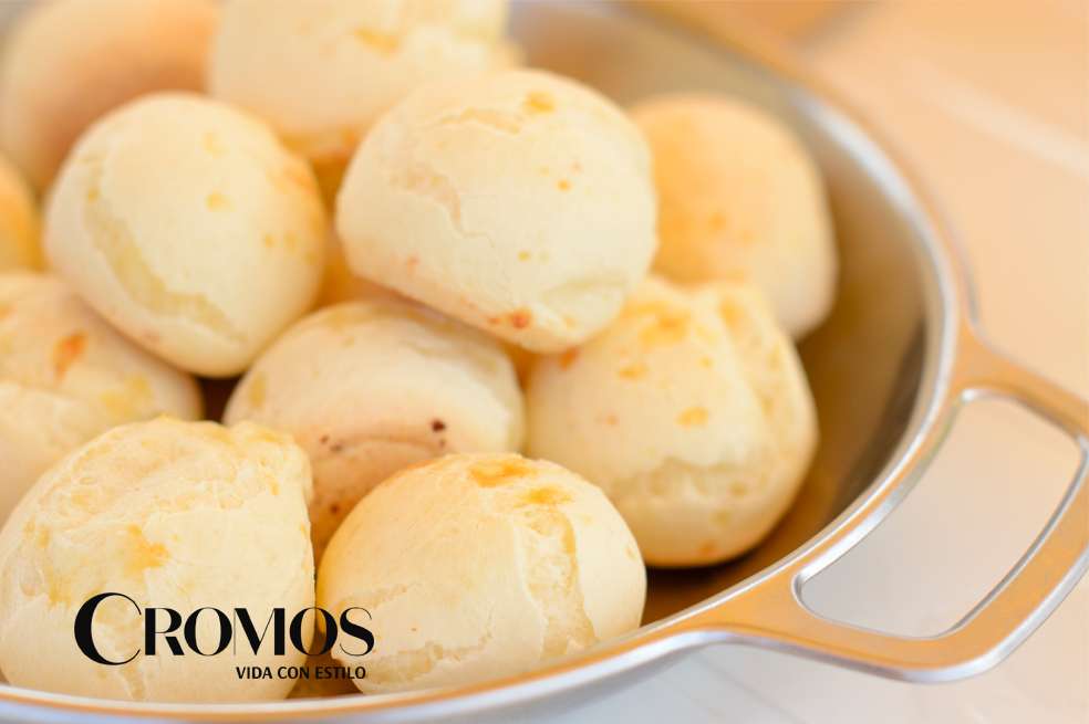 Receta Cromos. Gastronomía. pandebono
