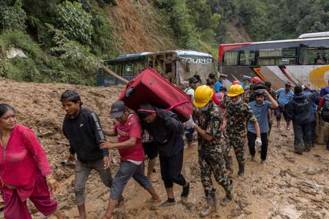 Lluvias en Nepal dejaron 170 muertos, fueron las más fuertes en 50 años