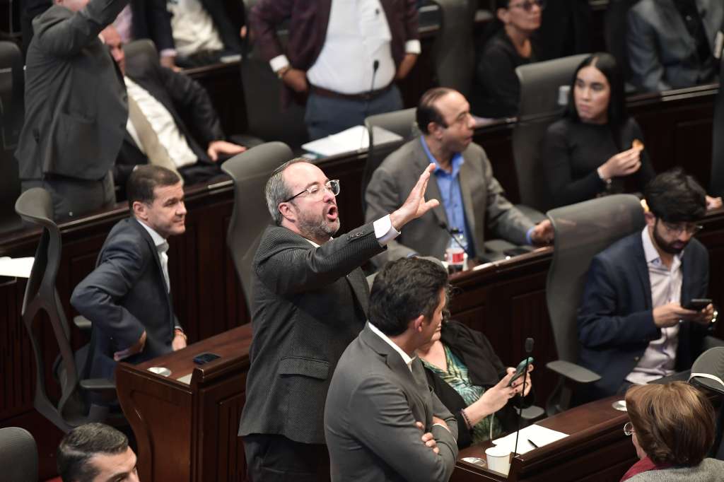 Durante el debate sobre el presupuesto nacional en la Cámara de Representantes el 11 de septiembre de 2025