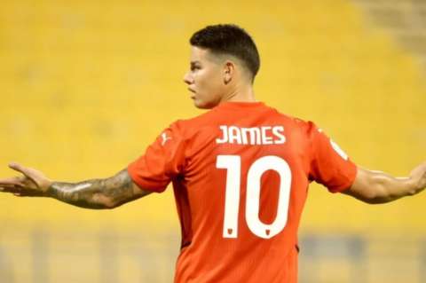 (Video) Triste regreso de James Rodríguez con Al-Rayyan: fue abucheado