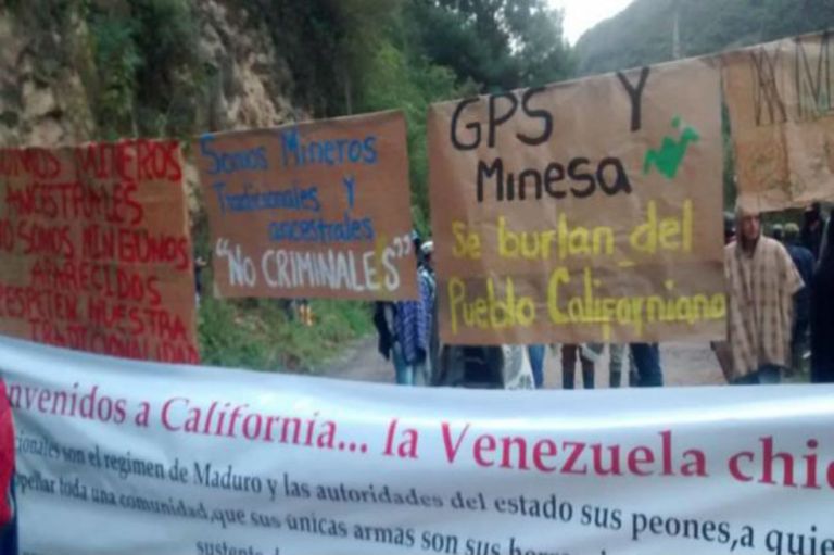 Comunidad de California, Santander, protesta contra Minesa y exige consulta popular