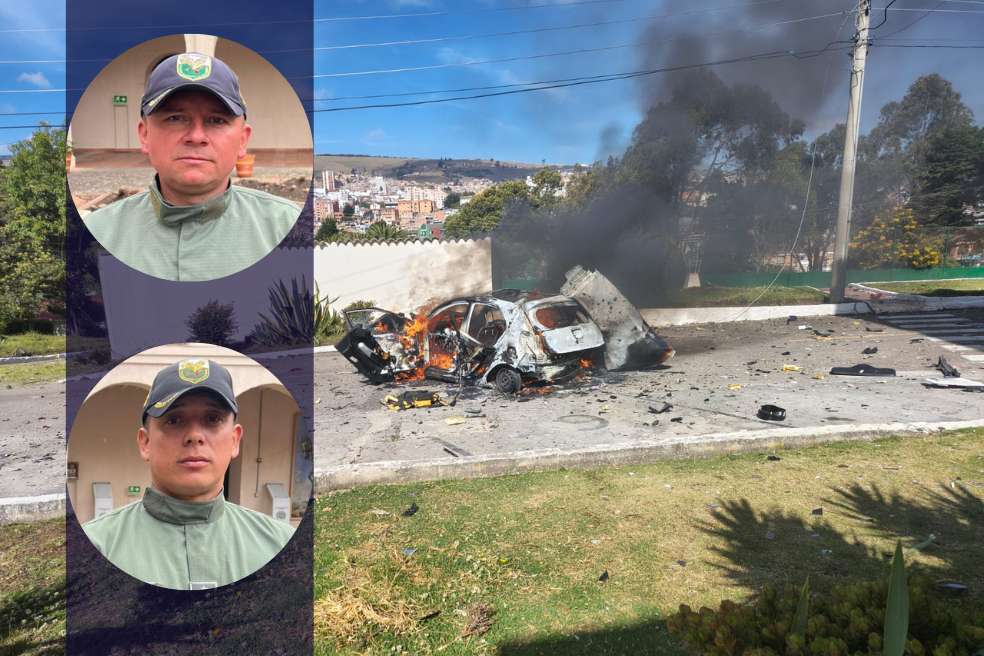La historia de los dos policías que sobrevivieron a la explosión en Tunja