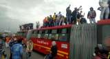 Manifestantes se robaron un bus de TransMilenio durante Paro Nacional