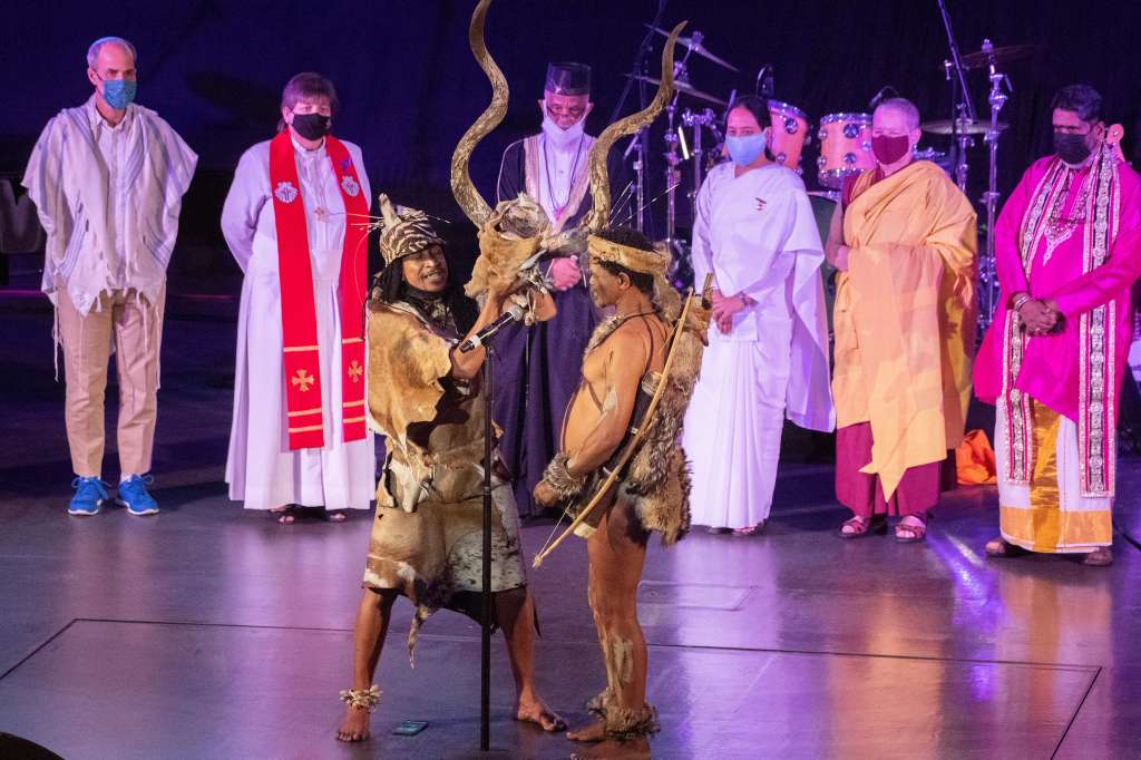 Ceremonia interreligiosa que tuvo lugar este 29 de diciembre en Ciudad del Cabo.
