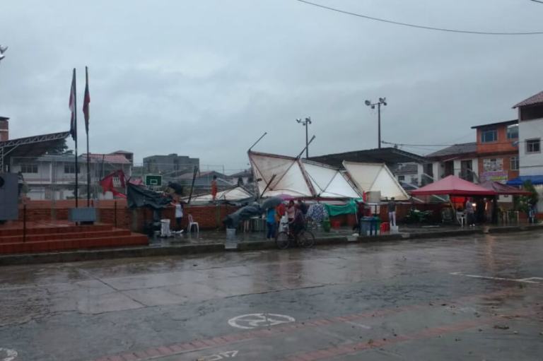 Alerta por temporada de lluvias en Santander