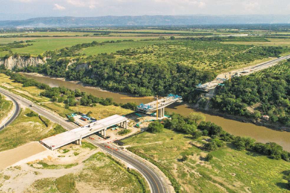 La autopista Girardot-Honda-Puerto Salgar es uno de los proyectos con mayor avance en obras. / Cortesía - ANI