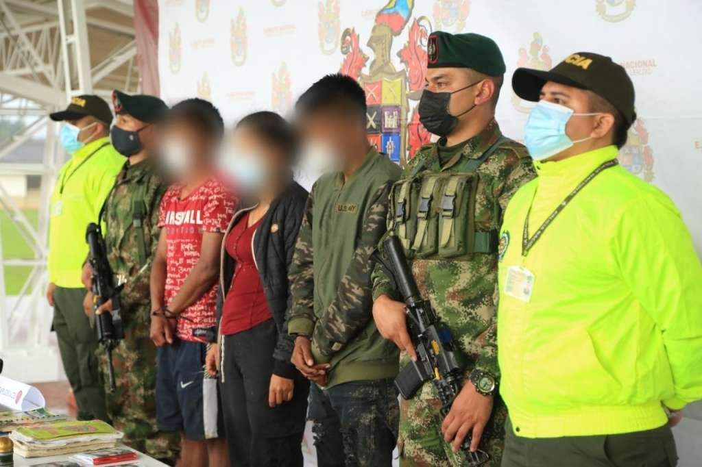 Capturas disidencias de las Farc.