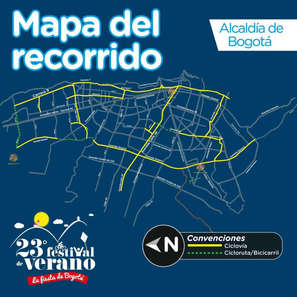 Los desvíos que sugiere la Secretaría de Movilidad tanto para los conductores de vehículos particulares como para el transporte público son los siguientes: