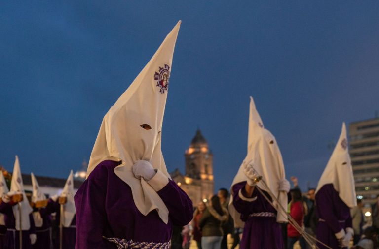 Semana Santa en Tunja, procesión de Jueves Santo.