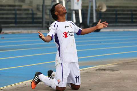 Juan Guillermo Cuadrado anotó en la goleada de la Fiorentina