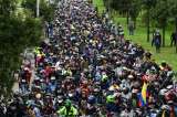 Así fue la protesta de los motociclistas en Bogotá
