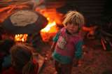 Niños que huyen del hambre y la guerra siria