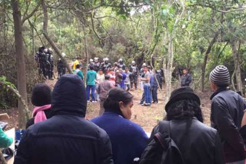 La comunidad que lucha por no ser desalojada de Monserrate