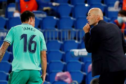 Partido polémico: con James de titular, Real Madrid ganó y ascendió a la cima de LaLiga