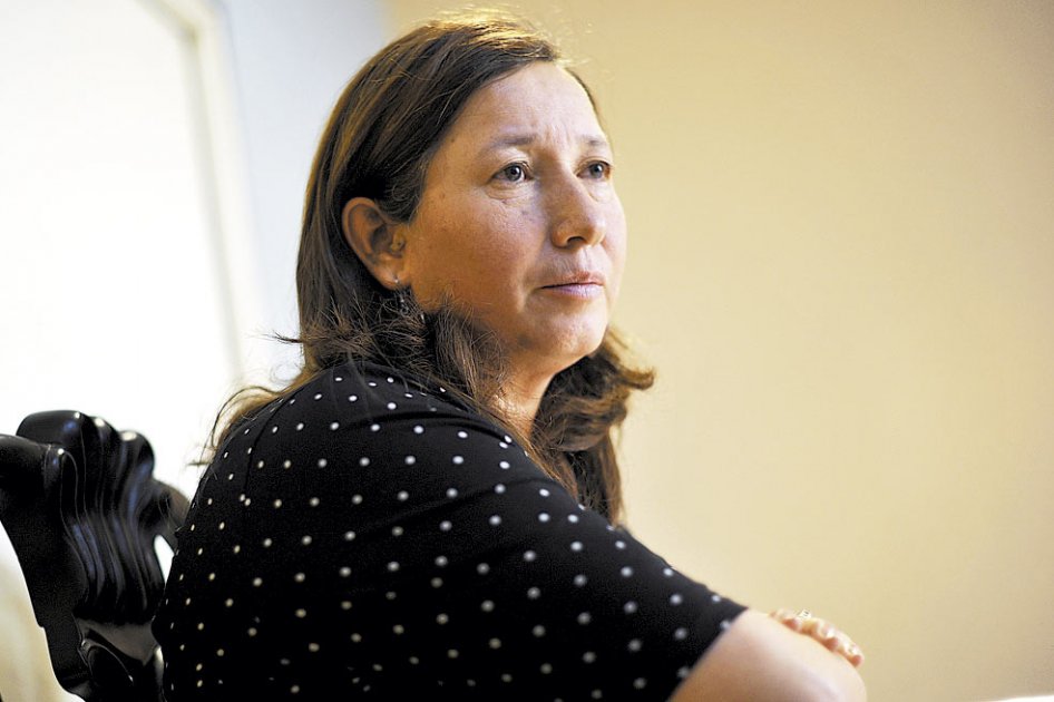 Ana Yíber Danderino Navas, madre de Fabio Salamanca, quien causó la muerte de dos jóvenes al conducir ebrio. / Óscar Pérez