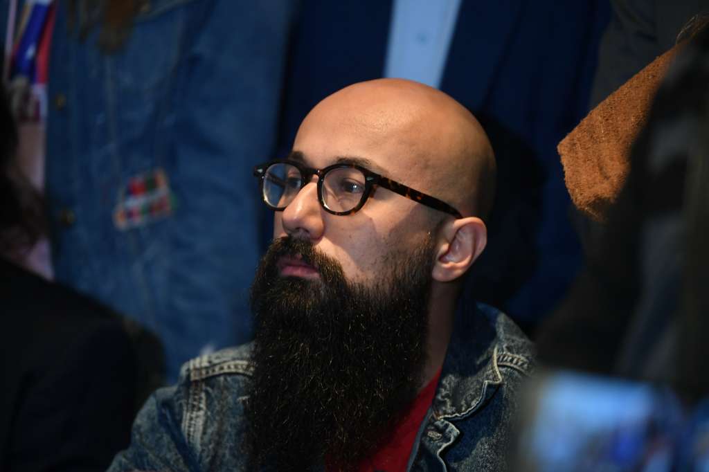 Concejal de Bogotá por el Polo Democrático, en el lanzamiento de la candidatura de Gustavo Bolívar a la alcaldía de Bogotá 2023.