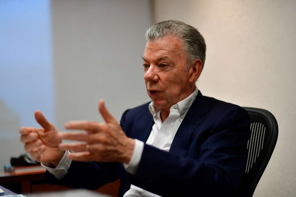 Expresidente y nobel de Paz, en entrevista