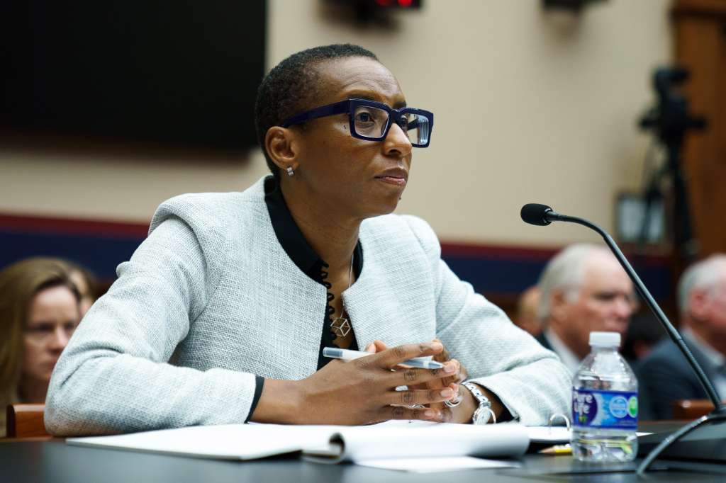 Washington (Usa), 05/12/2023.- (FILE) - Dr Claudine Gay, President of Harvard University, testifies before the House Education and the Workforce Committee at the Rayburn Building in the US Capitol, Washington, DC, USA, 05 December 2023 (resissued 02 January 2024). Claudine Gay in a letteron 02 January 2024 announced her resignation as president of Harvard University. EFE/EPA/WILL OLIVER