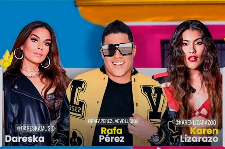 Rafa Pérez y Karen Lizarazo en novena navideña de La Kalle hoy 19 de diciembre