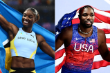Julien Alfred y Noah Lyles: los reyes de la velocidad