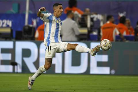 Ángel Di María se despidió de la selección de Argentina con un nuevo título