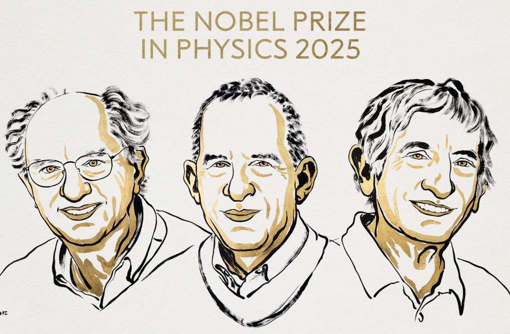 En la imagen John Clarke, Michel H. Devoret y John M. Martinis.