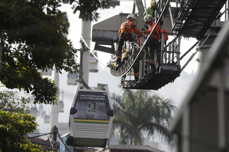 Cerraron línea K del Metrocable de Medellín: estás son las rutas alternativas