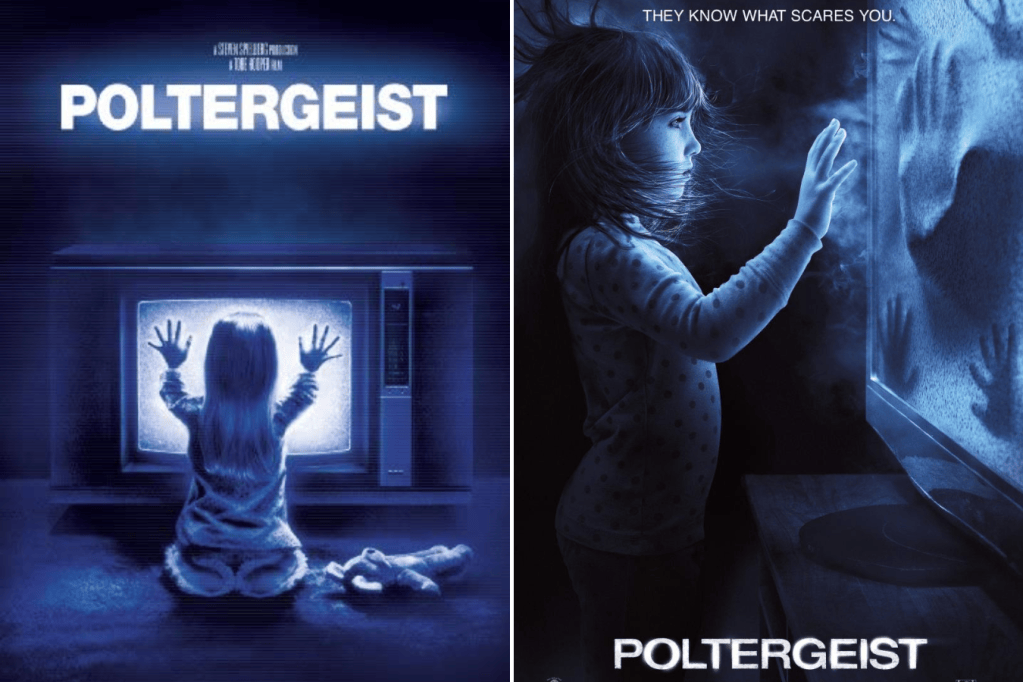La versión original de Poltergeist fue lanzada en 1982, mientras que su remake, dirigido por Gil Kenan, salió a los cines en 2015.