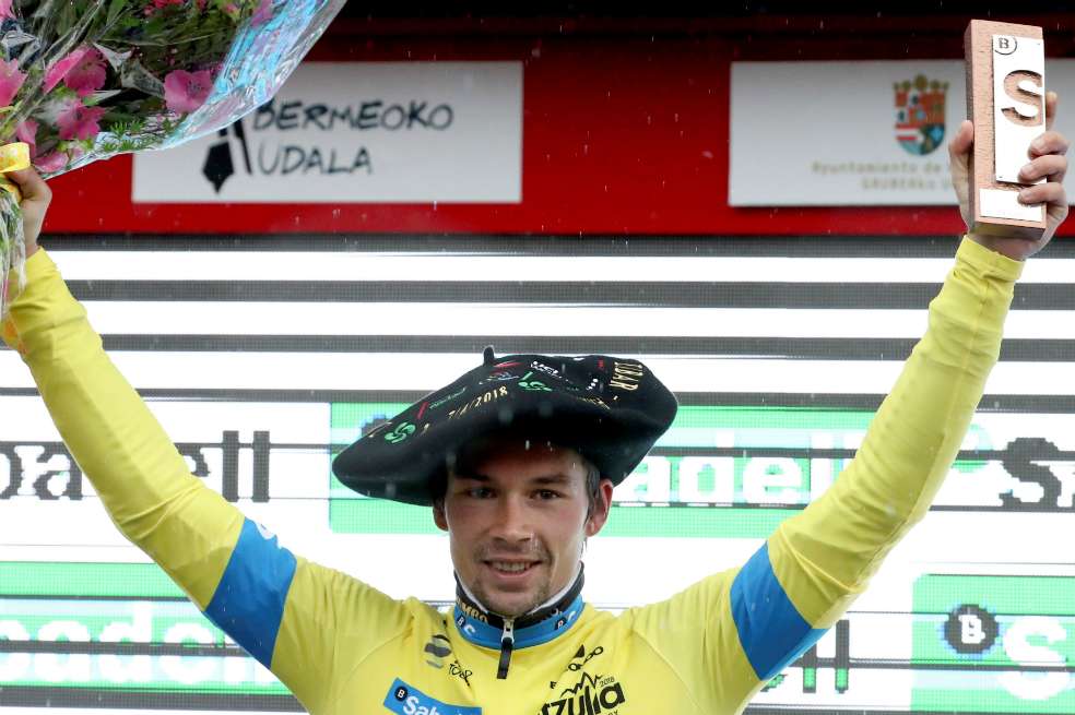 Primoz Roglic, campeón de la vuelta al Pais Vasco 2018. / EFE