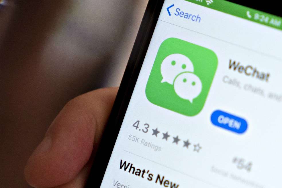 Logo de la aplicación WeChat.