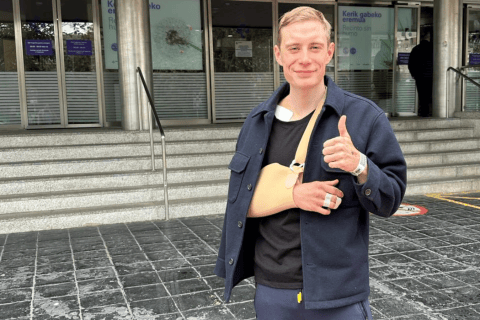 ¡Buenas noticias para Visma! Jonas Vingegaard fue dado de alta del hospital