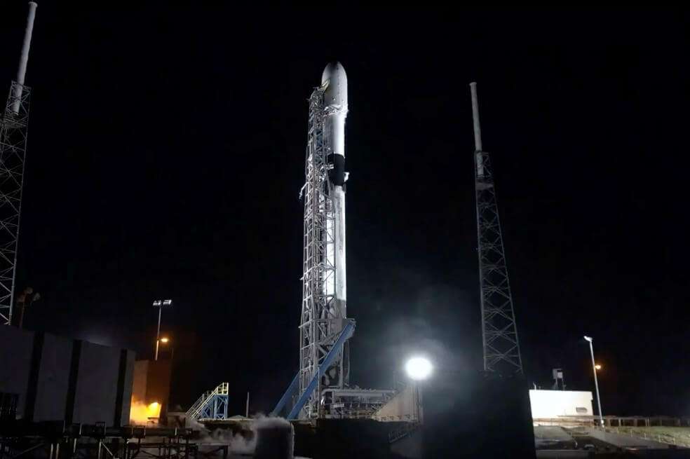 Imagen del lanzamiento hecho por la compañía Space X. / AFP