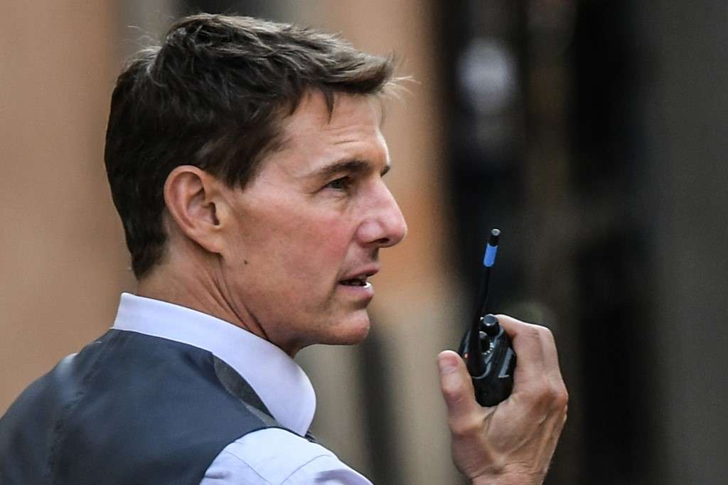 Tom Cruise en el rodaje de "Misión Imposible 7".