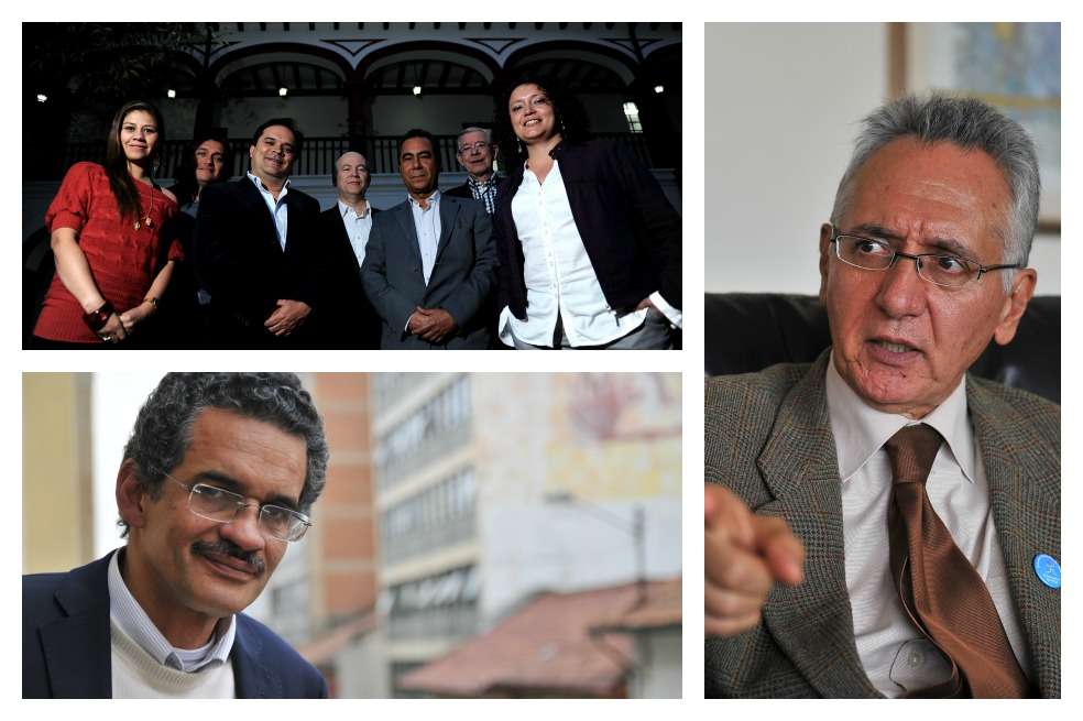 Guillermo Asprilla, exsecretario de Gobierno, y Guillermo Asprilla, actual encargado de la cartera. La bancada del movimiento Progresistas en el Conce