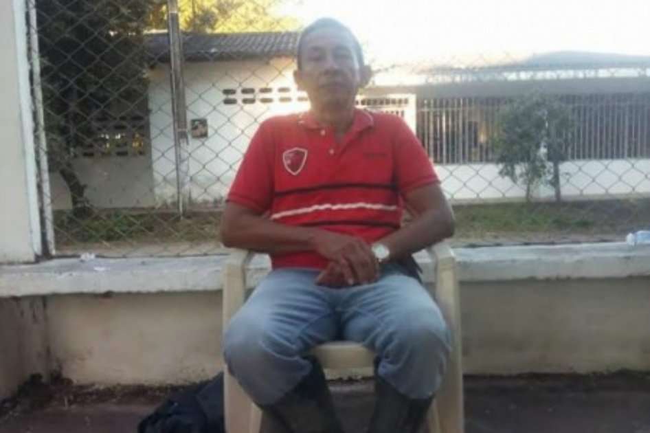 José Antonio Saldarriaga en la huelga de hambre. / Foto: Arturo Mayorga