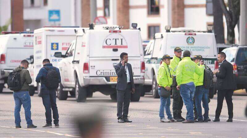 El atentado ocurrió en la mañana del 17 de enero, en el suroccidente de Bogotá. En total, 22 personas murieron. / Mauricio Alvarado - El Espectador