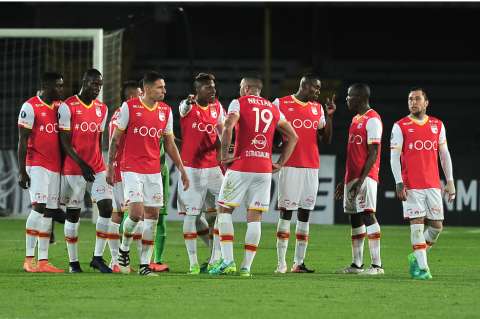 Las mejores imágenes del empate de Santa Fe ante Santos por Copa Libertadores