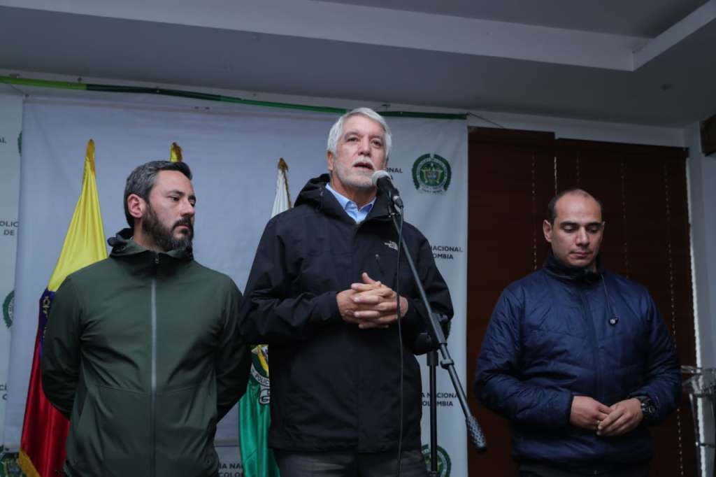 El alcalde indicó que la ciudad cuenta con 12.000 efectivos de la Policía que acompañan las movilizaciones este miércoles 27 de noviembre. / Cortesía Alcaldía de Bogotá