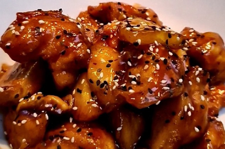 Receta para preparar chicharrones de pollo con salsa melosa