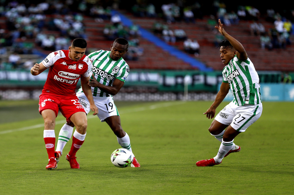 Nacional y Santa Fe se enfrentaron por los cuartos de final de la Copa BetPlay.