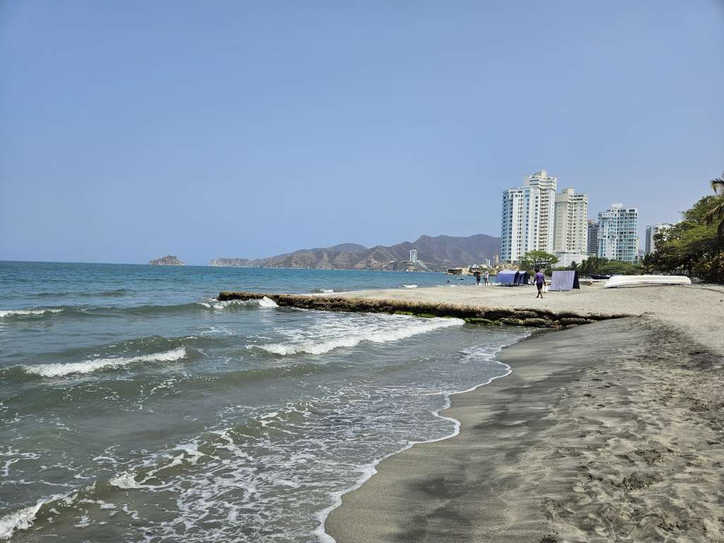 Obras playa Salguero Santa Marta