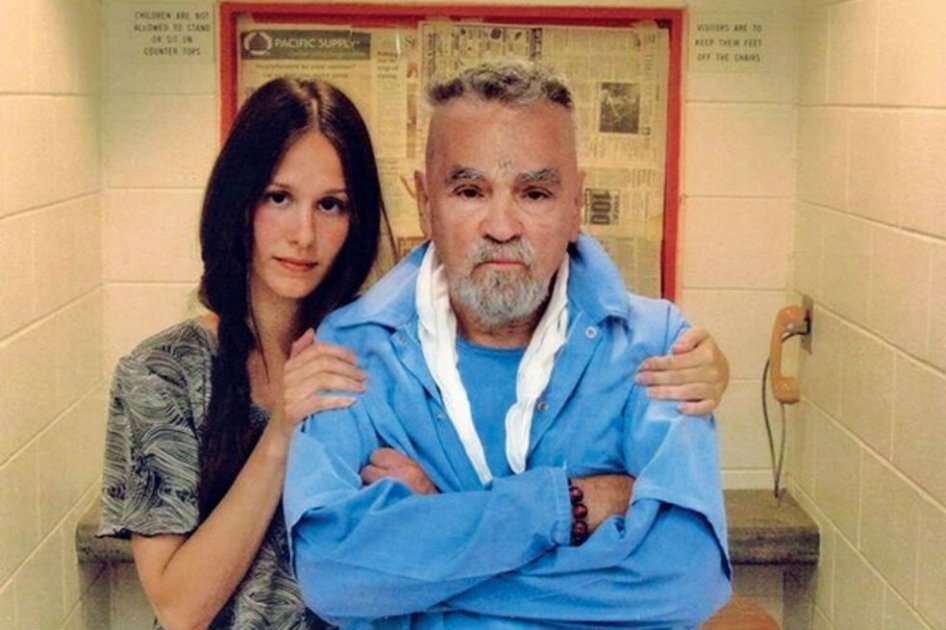 Juntos en la cárcel. Manson y su ¿futura mujer? a quien rebautizó "Star".