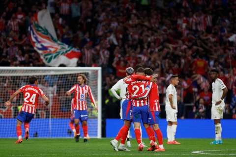Empatado terminó el accidentado clásico entre Atlético y Real Madrid