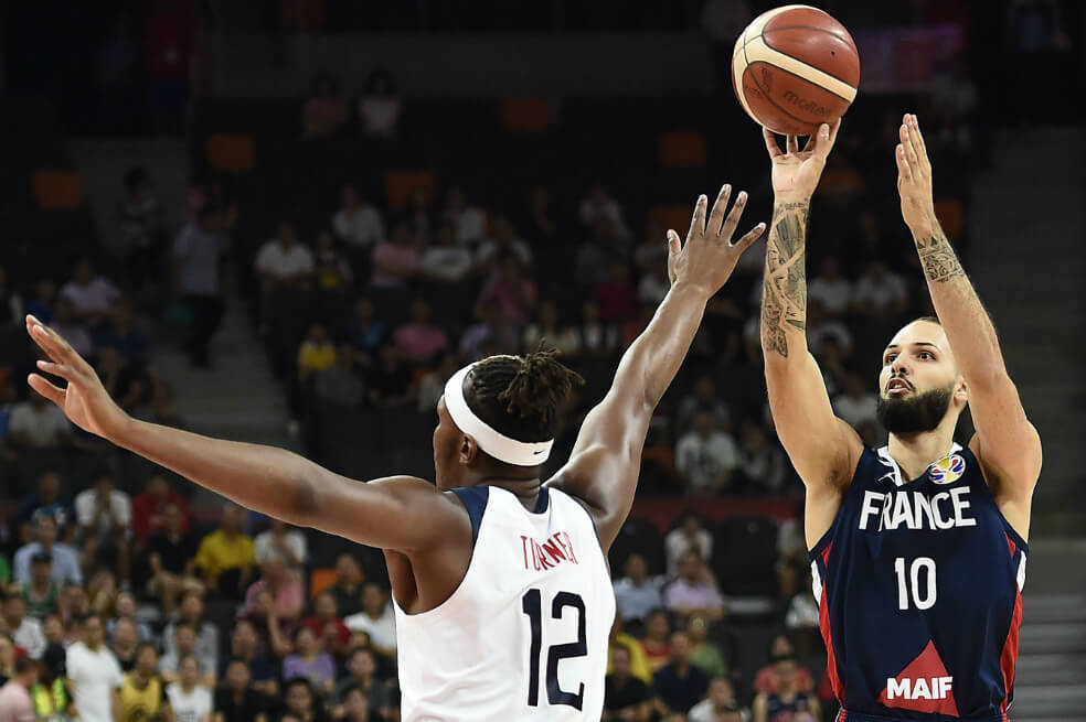 Francia venció 89-79 a Estados Unidos, en el Mundial de Baloncesto. / AFP