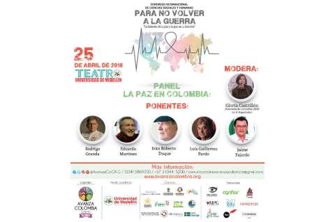 (En video) Congreso en Medellín: ‘Para no volver a la guerra’